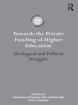 cover image of Towards the Private Funding of Higher Education